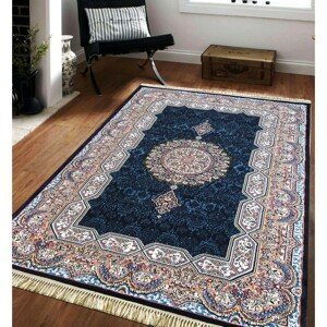 domtextilu.sk Luxusný modrý koberec s krásnymi farebnými detailami 65942-239791