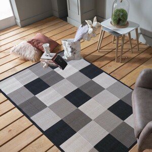 DomTextilu Dizajnový koberec so štvorcovým vzorom 67171-241911