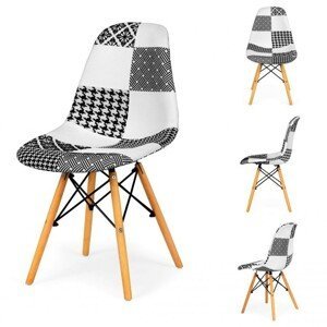 Súprava 2 patchworkových jedálenských stoličiek