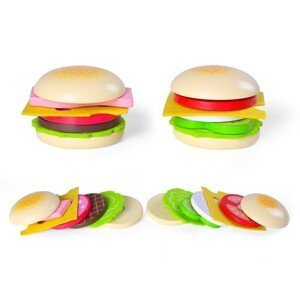 Ecotoys Drevená hračka pre deti - Hamburger