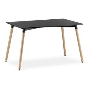 Moderný jedálenský stôl v čiernej farbe