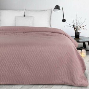 DomTextilu Ružový moderný prehoz na posteľ s geometrickým vzorom Šírka: 200 cm | Dĺžka: 220 cm 69131-244855