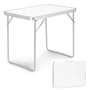 Skladací cateringový stôl 80x60 cm biely