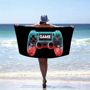 Plážová osuška pre vášnivých gamerov
