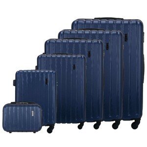 Sada cestovných kufrov STL902, námornícka modrá, 6 kusov
