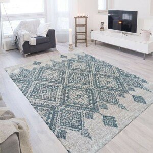 DomTextilu Škandinávsky koberec so vzormi mätovo zelenej farby 70562-247165