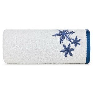 Bavlnený uterák s modrou vianočnou vyšívkou Šírka: 50 cm | Dĺžka: 90 cm