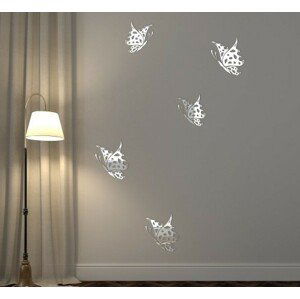 DomTextilu Dekoračné interiérové zrkadlá vo vzore motýľov 8419