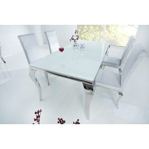 Estila Luxusný jedálenský stôl Modern Barock 180 cm biely