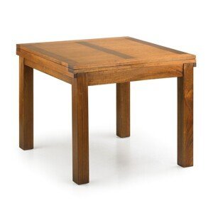 Estila Masívny rozkladací jedálenský stôl Star z dreva mindi hnedej farby 180cm