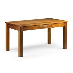 Estila Drevený jedálenský stôl Star z dreva mindi hnedej farby 150cm