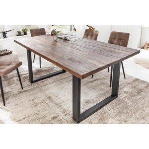 Estila Industriálny jedálenský stôl Morgana z akáciového dreva 160cm
