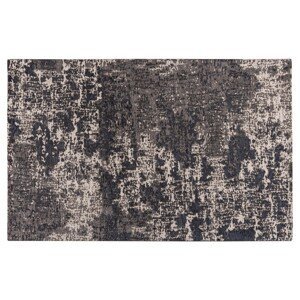 Estila Orientálny jedinečný tmavý obdĺžnikový koberec Solapur so vzorom 170cm