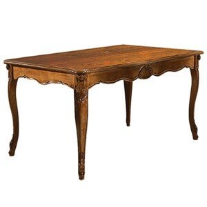 Estila Luxusný rustikálny jedálenský stôl Pasiones obdĺžnikového tvaru z dreveného masívu s vyrezávanou výzdobou 160cm