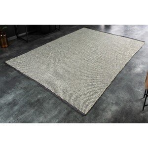 Estila Moderný koberec Pura obdĺžnikový svetlosivý 230cm