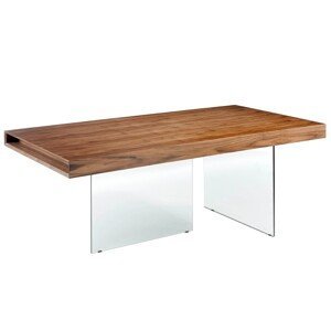 Estila Jedálenský stôl Vita Naturale so sklenenými nohami 200cm