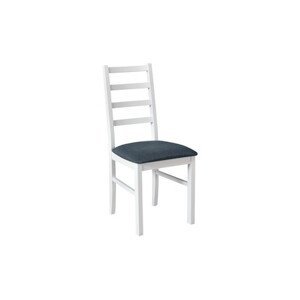 Jídelní židle NILO 8 Bílá Tkanina 26B