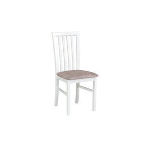 Jídelní židle MILANO 1 Bílá Tkanina 10B