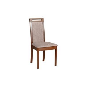 Jedálenská stolička ROMA 6 Biela Tkanina 23B