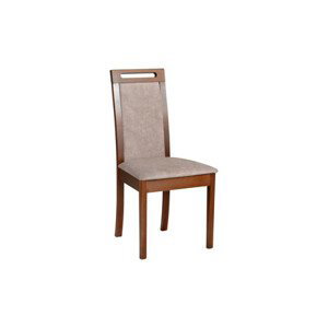 Jedálenská stolička ROMA 6 Gaštan Tkanina 19B
