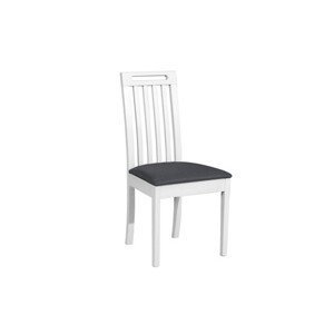 Jedálenská stolička ROMA 10 Tkanina 26B Biela