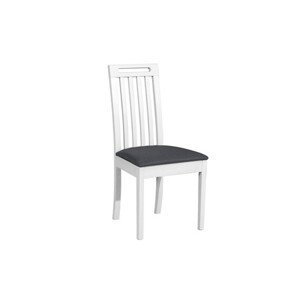 Jedálenská stolička ROMA 10 Tkanina 21B Biela