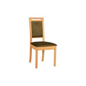 Jedálenská stolička ROMA 15 Tkanina 26B Biela