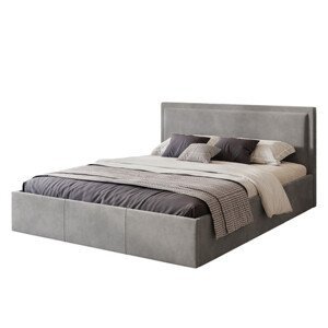Čalúnená posteľ SOAVE rozmer 120x200 cm Sivá