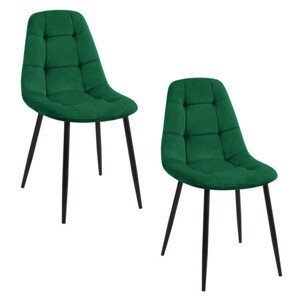 Set 2 ks jedálenských stoličiek SJ.1, zelená
