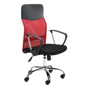 Kancelárska stolička OCF-7, červená