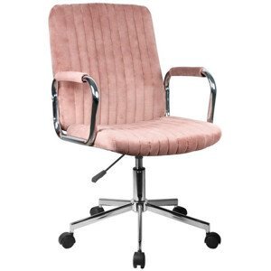 Otočná stolička FD-24, ružová
