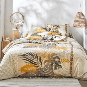 Posteľná bielizeň Cayenne, bavlna, potlač palmových listov