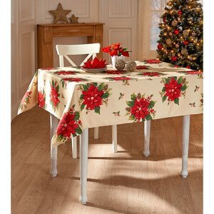 Obrus na stôl s vianočnou hviezdou