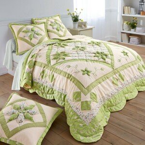 Prikrývka na posteľ patchwork