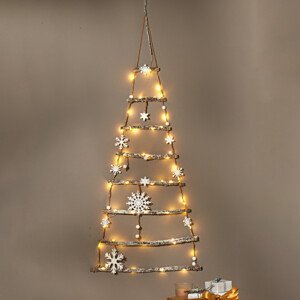 LED závesná dekorácia "Vianočný strom"