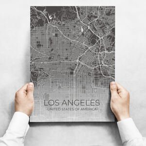 Obrazy na stenu - Map of Los Angeles