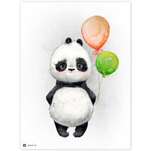 Panda s balónmi do detskej izby