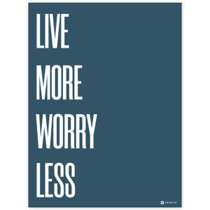 Motivačný obraz s vlastným textom - Live more