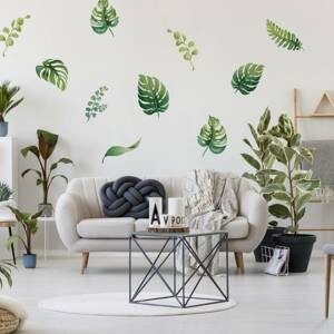 Samolepky na stenu - Tropické listy