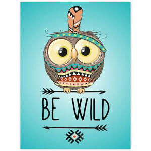 Obraz na stenu - Be wild, sovička