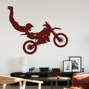 Nálepky na stenu - Motocyklista