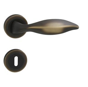 Kľučka na dvere LI - DELFINO - R BRM - bronz matný (BM) | MP-KOVANIA.sk