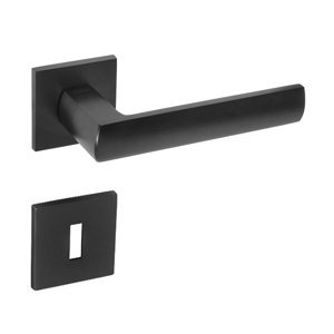 Kľučka na dvere TI - POPULAR - HR 4161Q 5S CIM - čierna matná (153) | MP-KOVANIA.sk
