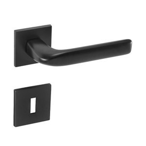 Kľučka na dvere TI - IDEAL - HR 4162Q 5S CIM - čierna matná (153) | MP-KOVANIA.sk