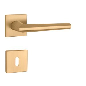 Kľučka na dvere AS - JASMINA - HR 7S ZLM - zlatá matná (KG) | MP-KOVANIA.sk