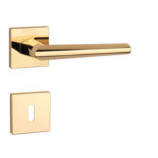 Kľučka na dvere AS - JASMINA - HR 7S ZLL - zlatá lesklá (LG) | MP-KOVANIA.sk