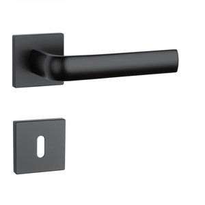 Kľučka na dvere AS - MELA - HR 7S CIM - čierna matná (BK) | MP-KOVANIA.sk