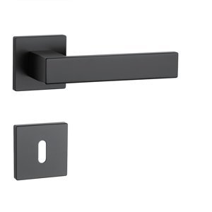 Kľučka na dvere AS - PINA - HR 7S CIM - čierna matná (BK) | MP-KOVANIA.sk