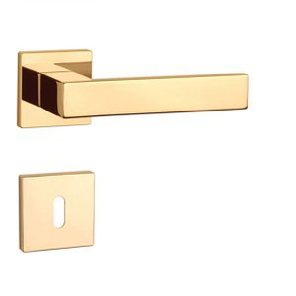 Kľučka na dvere AS - PINA - HR 7S ZLL - zlatá lesklá (LG) | MP-KOVANIA.sk