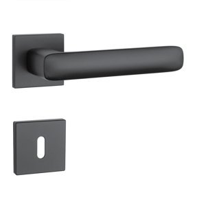 Kľučka na dvere AS - STELLA - HR 7S CIM - čierna matná (BK) | MP-KOVANIA.sk